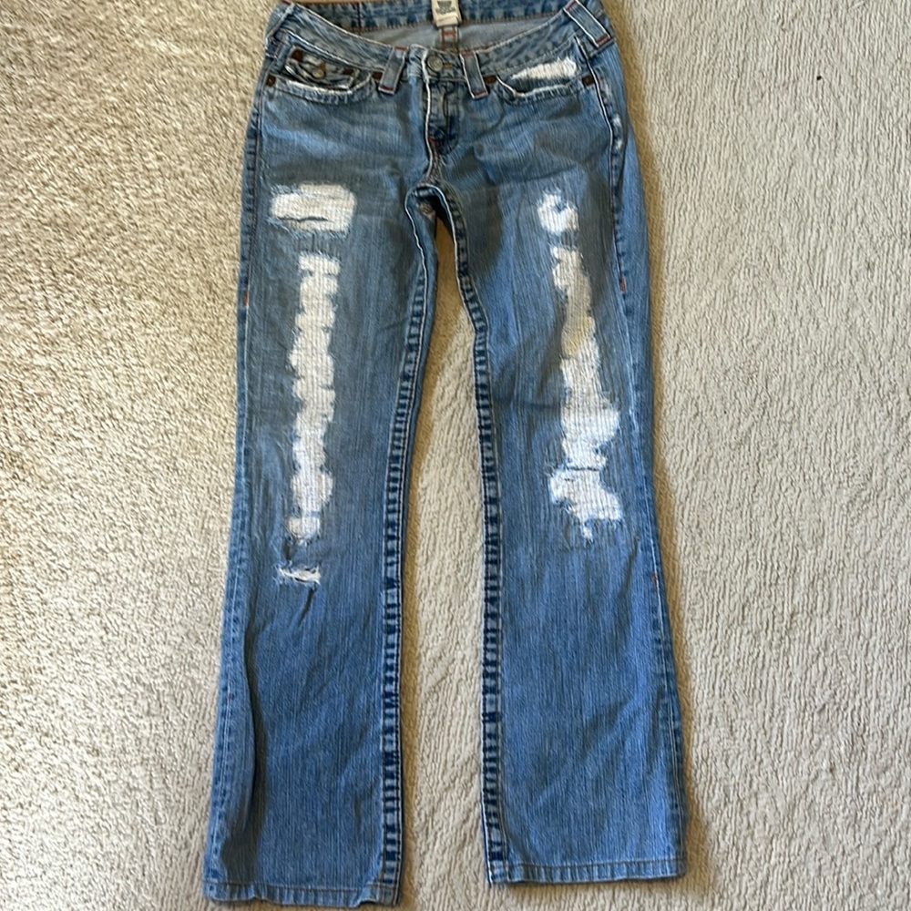 True Religion Billy distressed jeans size 29 men